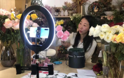 Promoção de flores colombianas na China